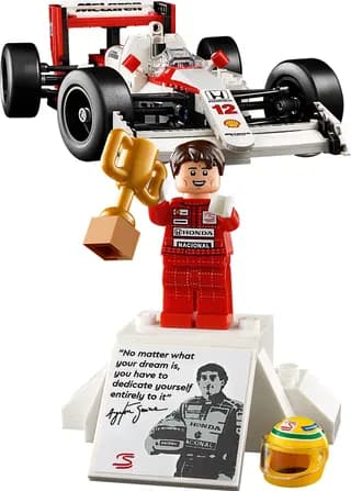 McLaren MP4/4 en Ayrton Senna LEGO-set afbeelding 6