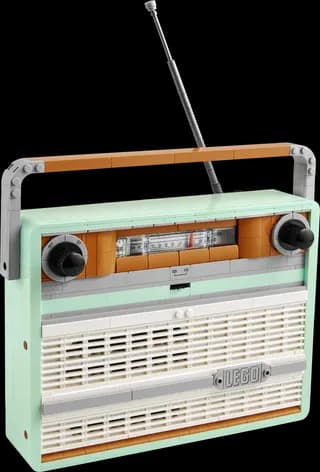 Retro radio LEGO-set