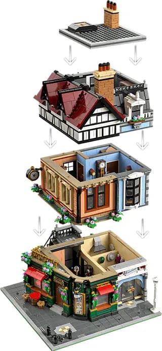 Hoekpand in tudorstijl LEGO-set afbeelding 2