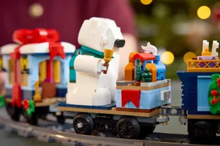 Feestelijke kersttrein LEGO-set afbeelding 12