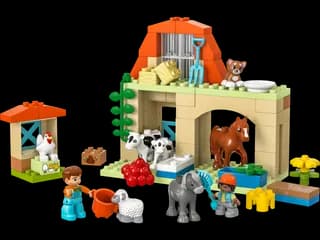 Dieren verzorgen op de boerderij LEGO-set