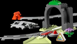 Treintunnel en rails uitbreidingsset LEGO-set