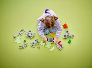 Treintunnel en rails uitbreidingsset LEGO-set afbeelding 4