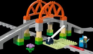 Treinbrug en rails uitbreidingsset LEGO-set