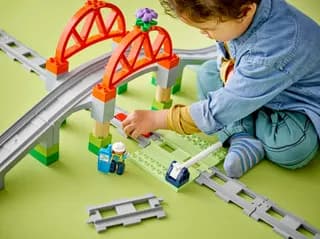Treinbrug en rails uitbreidingsset LEGO-set afbeelding 5