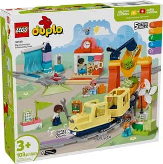Grote interactieve buurttrein LEGO-set afbeelding 9