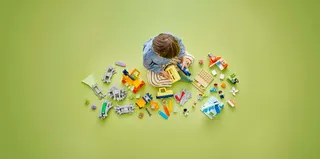 Grote interactieve buurttrein LEGO-set afbeelding 4