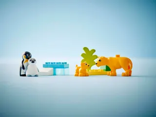 Families van wilde dieren: pinguïns en leeuwen LEGO-set afbeelding 8