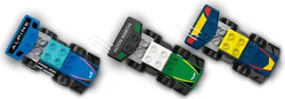 F1 team racewagens en coureurs LEGO-set afbeelding 4