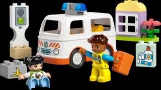 Ambulance met chauffeur LEGO-set