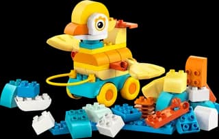 3-in-1 dieren op wielen LEGO-set