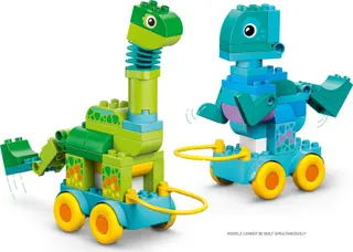 3-in-1 dinosaurussen op wielen LEGO-set afbeelding 4
