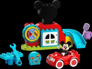 Mickey Mouse clubhuis en auto LEGO-set