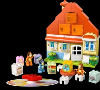 Huis van Bluey en haar familie met geheugenspel LEGO-set