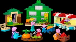 De tuin en kas van Opa Big LEGO-set