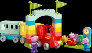 Treinrit met Opa Big LEGO-set