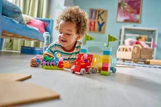 Treinrit met Opa Big LEGO-set afbeelding 6
