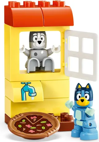 Pizzameisjes met Muffin en Bluey LEGO-set afbeelding 4