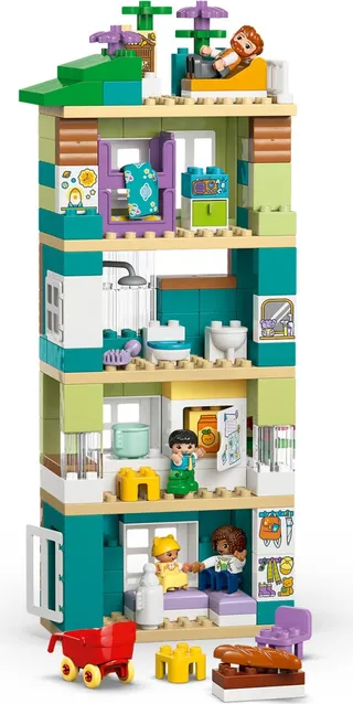 3-in-1 modern woonhuis met figuren LEGO-set afbeelding 4