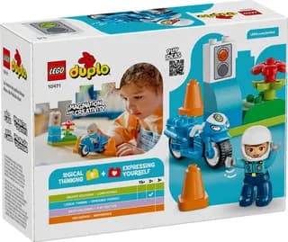 Blauwe politiemotor LEGO-set afbeelding 9