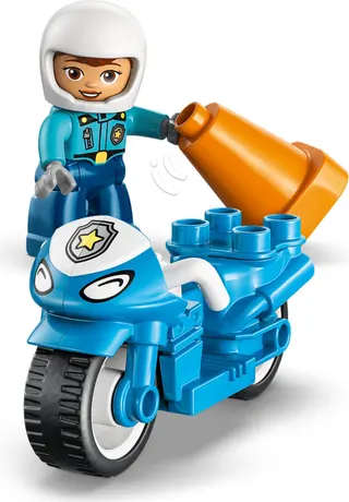 Blauwe politiemotor LEGO-set afbeelding 3