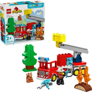 Brandweertruck met slang en brandweerman LEGO-set afbeelding 12