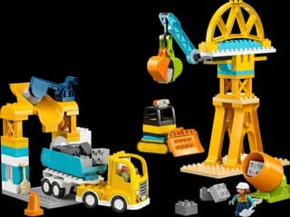 3-in-1 bouwplaats en voertuigen LEGO-set
