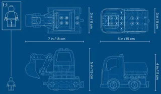 Truck & Tracked Excavator LEGO-set afbeelding 6