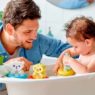 Bath Time Fun: Floating Animal Train LEGO-set afbeelding 7
