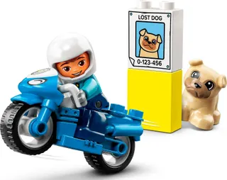 Police Motorcycle LEGO-set afbeelding 2