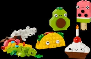 Creatieve etensvriendjes LEGO-set