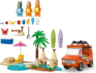 Bluey's autorit naar het strand LEGO-set afbeelding 3