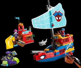 Team Spidey piratenschip LEGO-set
