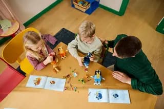 Bouwbare figuren van Bluey en haar familie LEGO-set afbeelding 8