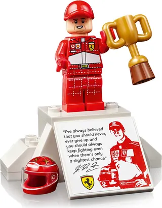 Ferrari F2004 en Michael Schumacher LEGO-set afbeelding 3