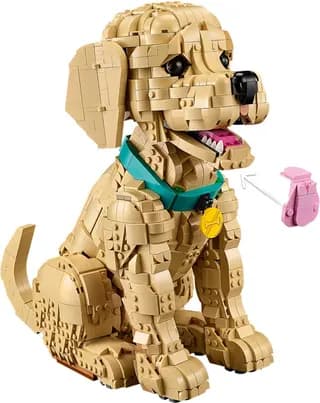 Golden retriever puppy LEGO-set afbeelding 3