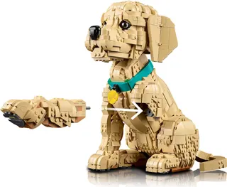 Golden retriever puppy LEGO-set afbeelding 4