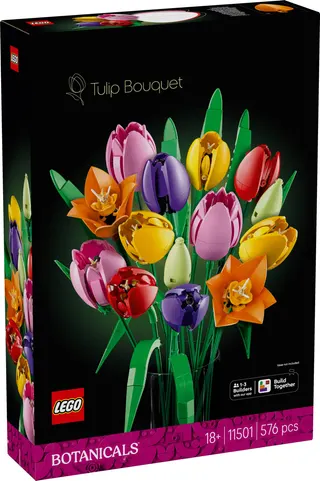 Boeket met tulpen LEGO-set afbeelding 4