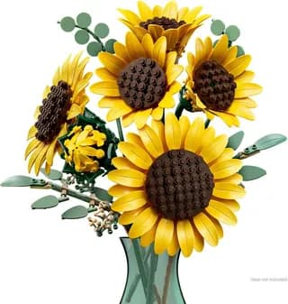 Boeket met zonnebloemen LEGO-set afbeelding 2