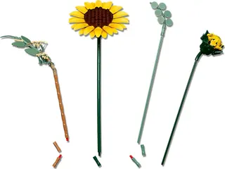 Boeket met zonnebloemen LEGO-set afbeelding 4