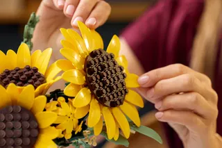 Boeket met zonnebloemen LEGO-set afbeelding 9