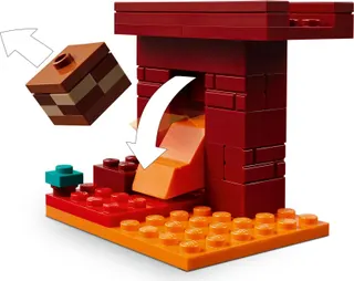 De lavastrijd in de Nether LEGO-set afbeelding 4