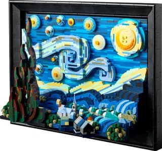 Vincent van Gogh - De sterrennacht LEGO-set afbeelding 8