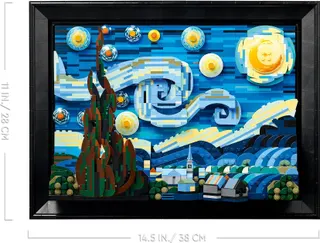 Vincent van Gogh - De sterrennacht LEGO-set afbeelding 10