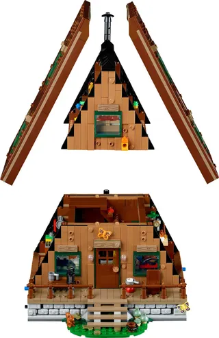 A-Frame Cabin LEGO-set afbeelding 2
