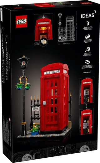 Red London Telephone Box LEGO-set afbeelding 7