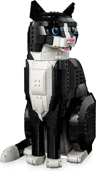 Zwart-witte kat LEGO-set afbeelding 2