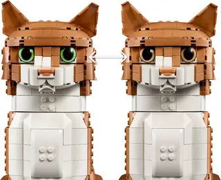 Oranje kat LEGO-set afbeelding 9