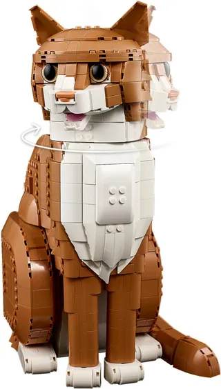 Oranje kat LEGO-set afbeelding 4