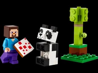 Steve and Baby Panda LEGO-set
